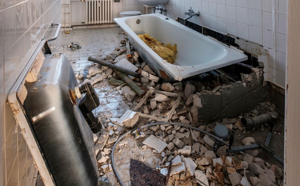 Bathroom Demolition - Myrtle Beach Bathroom Remodeling Specialists