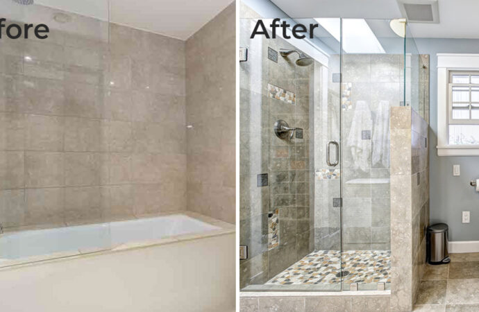 Tub to Shower Conversions - Myrtle Beach Bathroom Remodeling Specialists